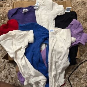 New Rabbit Skins Multicolor Baby onesies (8 total all size 6 month)
